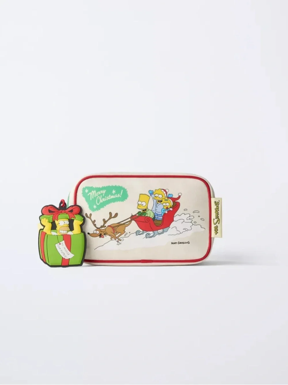 THE SIMPSONS ™ MATT GROENING SHOPPER BAG w/TOILETRY BAG SET